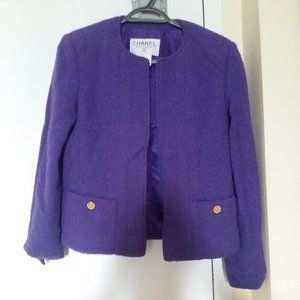 Authentic Chanel Purple blazer